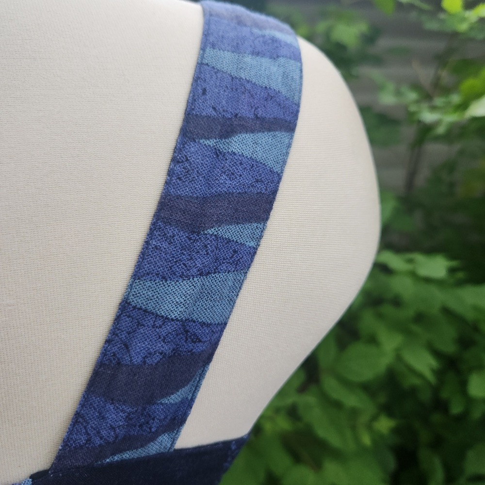 Handmade‎ 90s Vintage S/M Patchwork style Sleeveless Casual Summer Sundress - Picture 10 of 12